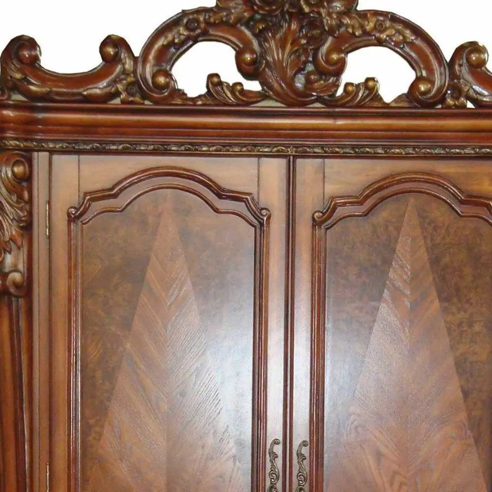 82" Brown Solid And Manufactured Wood - NOVA HOME FURNITURE