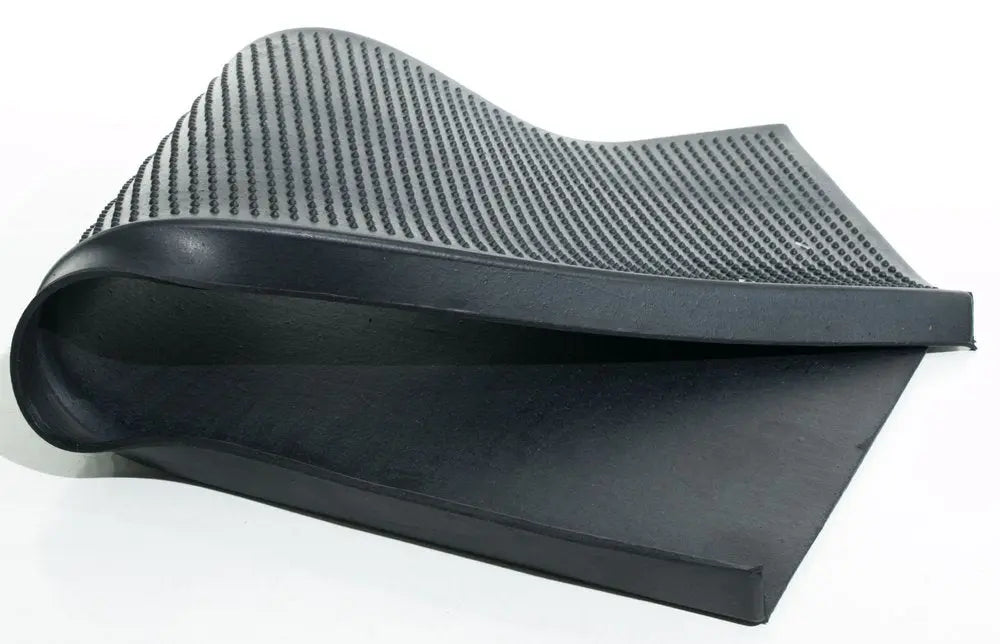 9" X 30" Black Rubber Outdoor Door Mat - NOBLE HOME INTERIORS