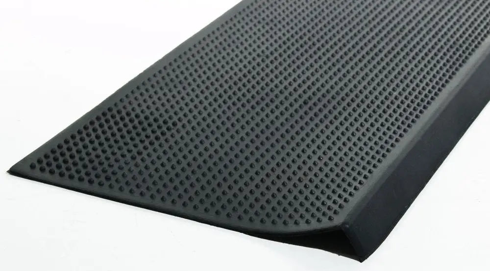 9" X 30" Black Rubber Outdoor Door Mat - NOBLE HOME INTERIORS