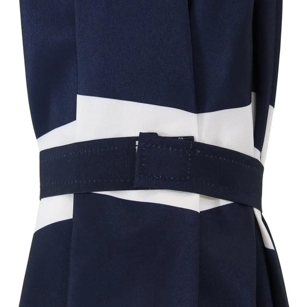 91" Dark Blue Polyester Octagonal Tilt Market Patio Umbrella - NOBLE HOME INTERIORS