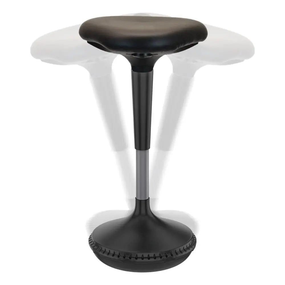 Black Adjustable Height Swivel Office Chair - NOBLE HOME INTERIORS