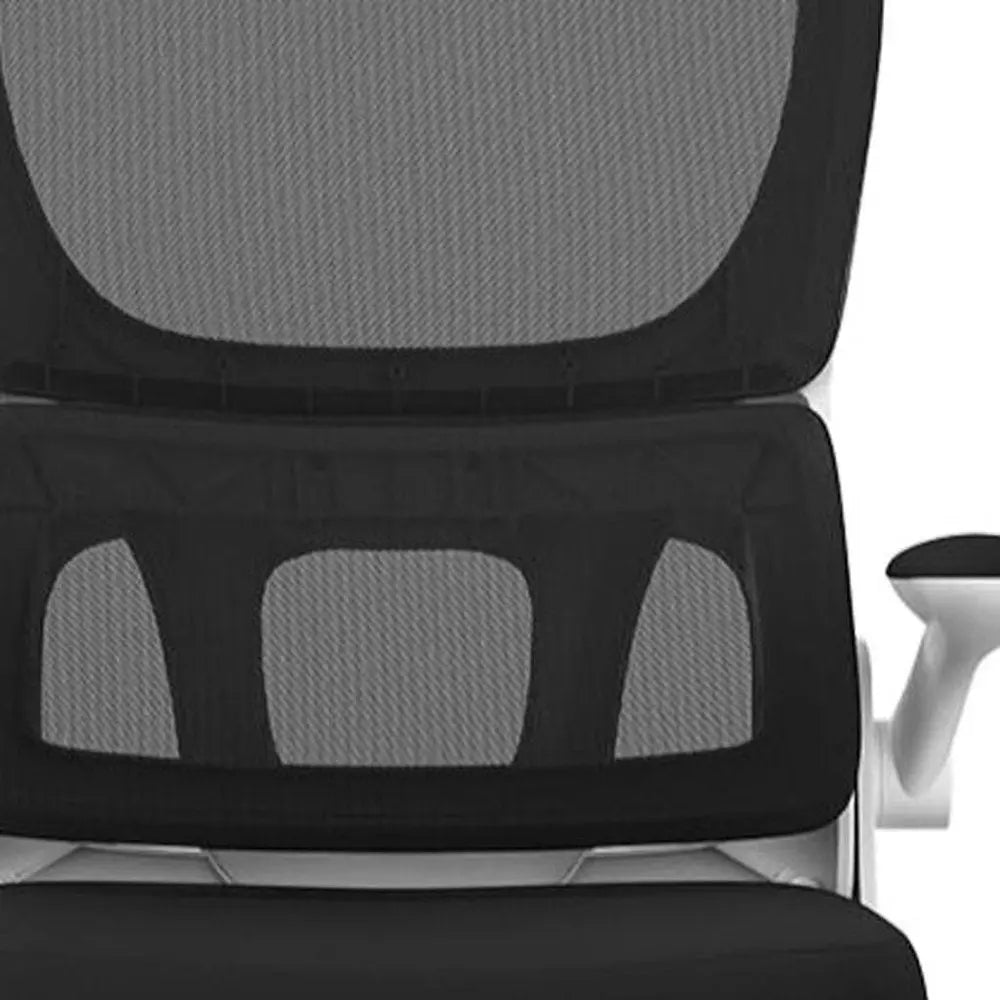 Black Adjustable Height Swivel Rolling Gaming Chair - NOBLE HOME INTERIORS