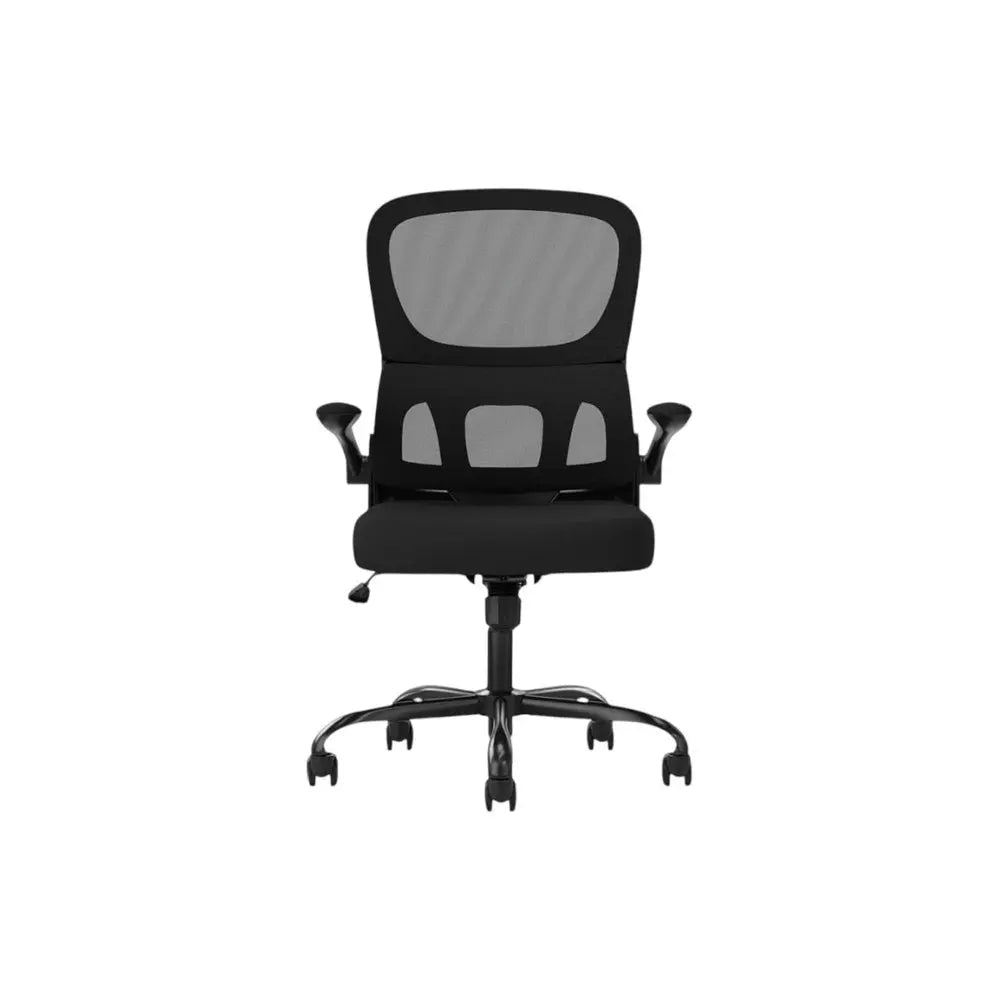 Black Adjustable Height Swivel Rolling Office Chair - NOBLE HOME INTERIORS