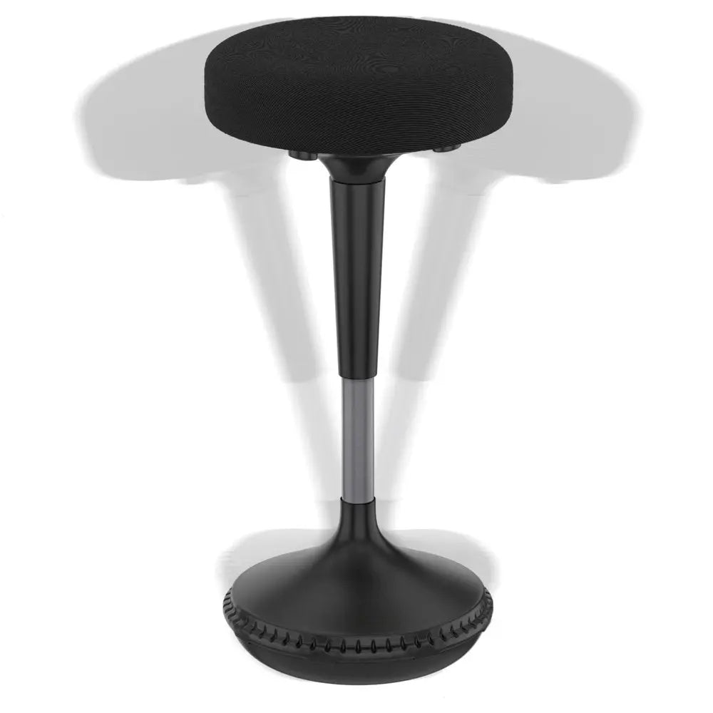 Black and Gray Adjustable Height Swivel Office Chair - NOBLE HOME INTERIORS