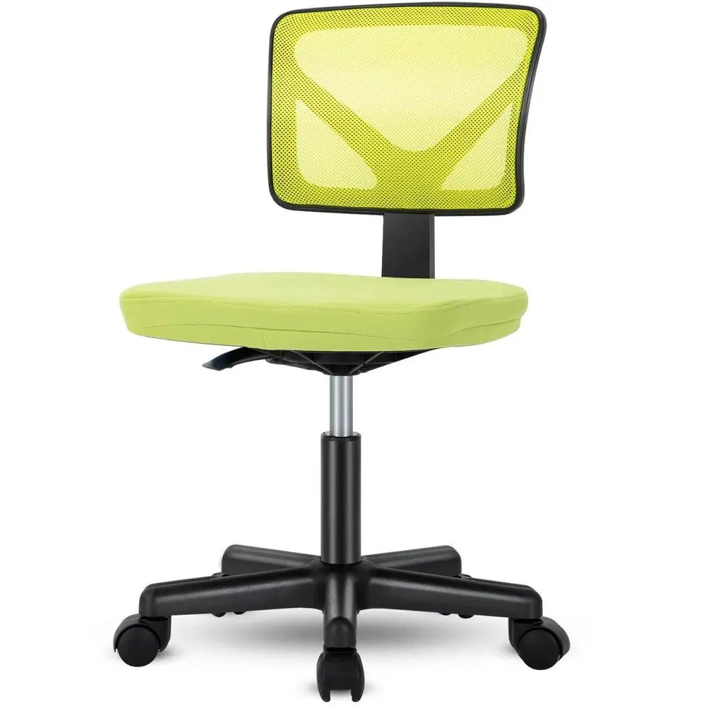 Black and Yellow Adjustable Height Swivel Rolling Office Chair - NOBLE HOME INTERIORS