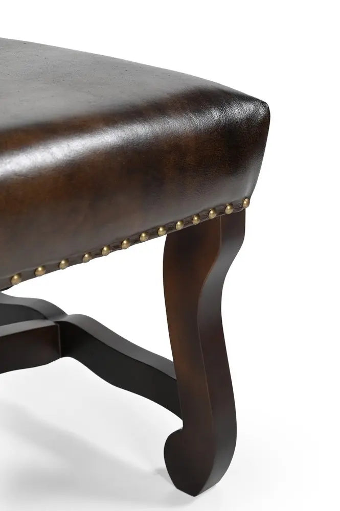 Five Piece Brown Round Solid Wood Dining Set with Four Chairs - NOVA HOME FURNITURE