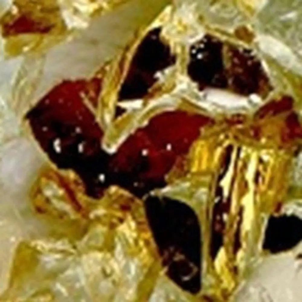 Gold Round Reflective Fire Pit Glass - NOBLE HOME INTERIORS