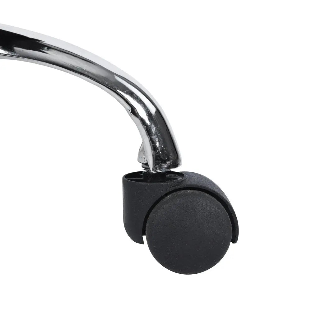 Green and Silver Upholstered and Steel Adjustable Swivel Rolling Office Chair - NOBLE HOME INTERIORS