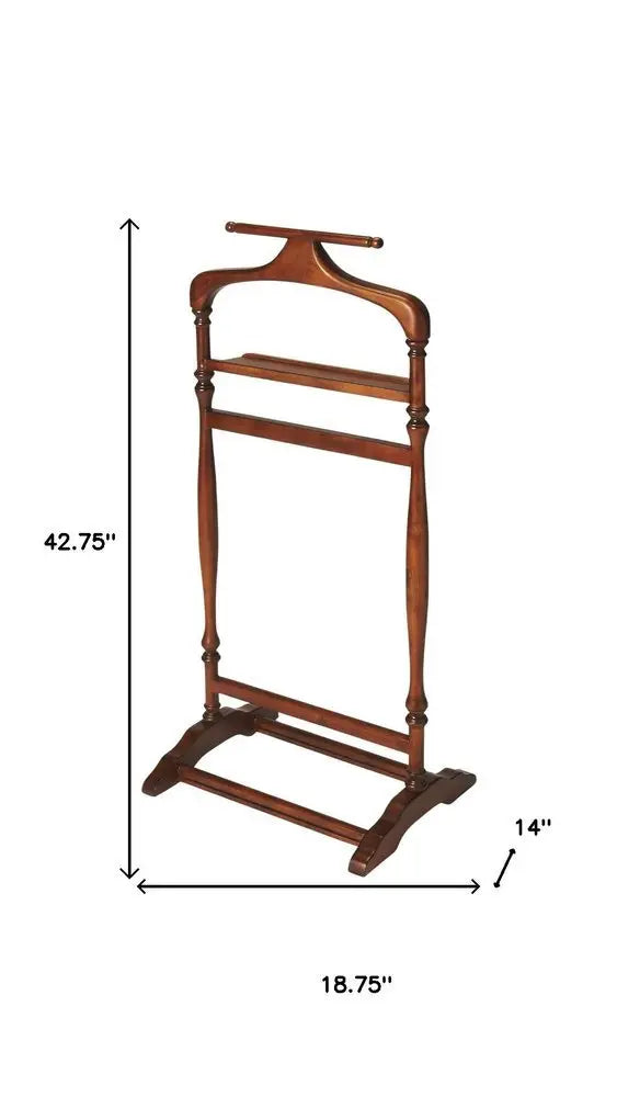 Judson Olive Ash Burl Valet Stand - NOBLE HOME INTERIORS