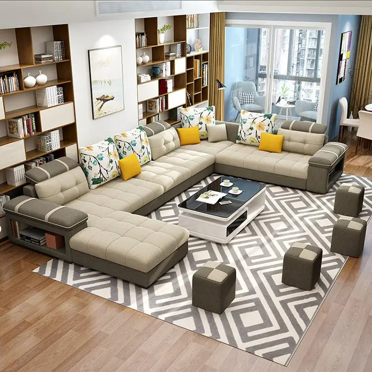 Modern Design Furniture Sofa Set L Shape Luxury Sectional Furniture Sofa - NOVA - HOME - FURNITURE