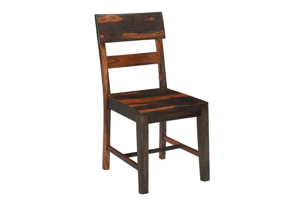 Nine Piece Brown Solid Wood Dining Set with Eight Chairs and One Bench - NOVA HOME FURNITURE