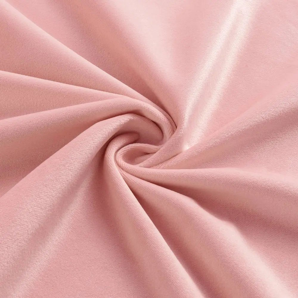 Pink Baby Pink and Gold Adjustable Height Swivel Rolling Office Chair - NOBLE HOME INTERIORS