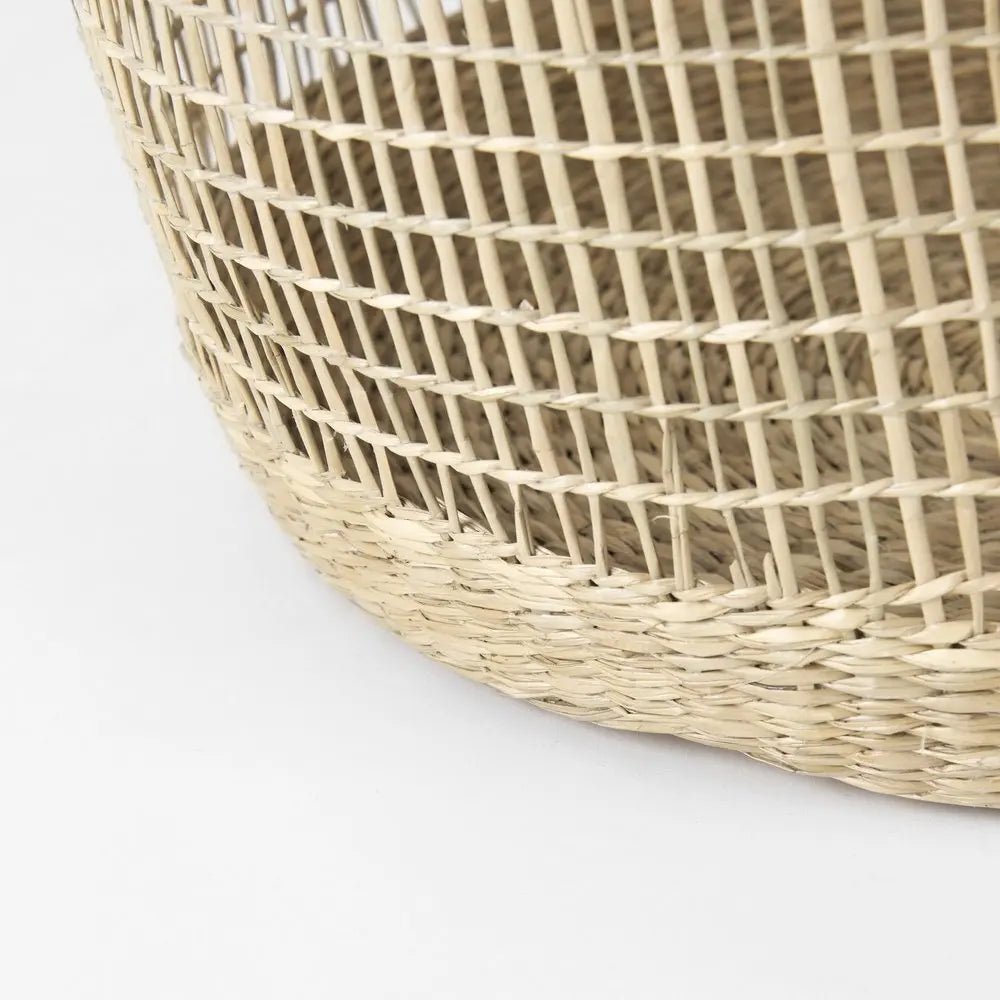 Set of Three Natural Wicker Basket - NOBLE HOME INTERIORS