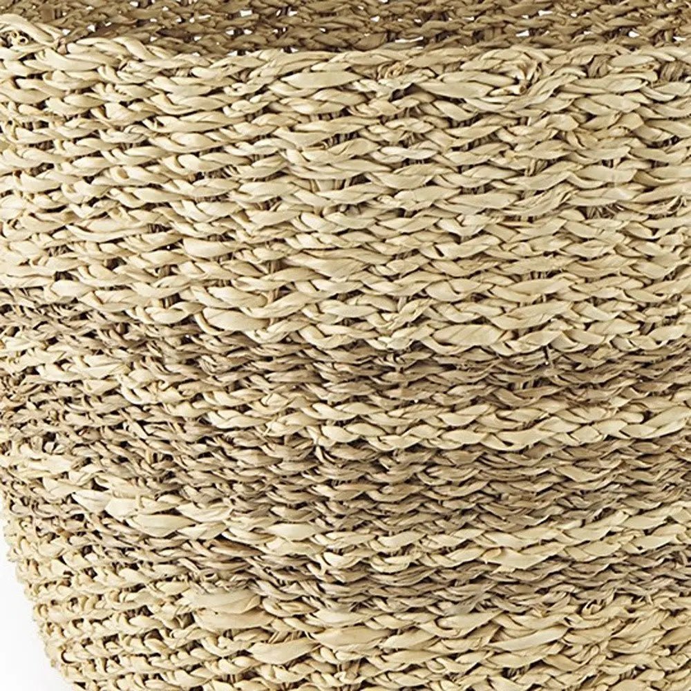 Set of Two Brown Wicker Basket - NOBLE HOME INTERIORS