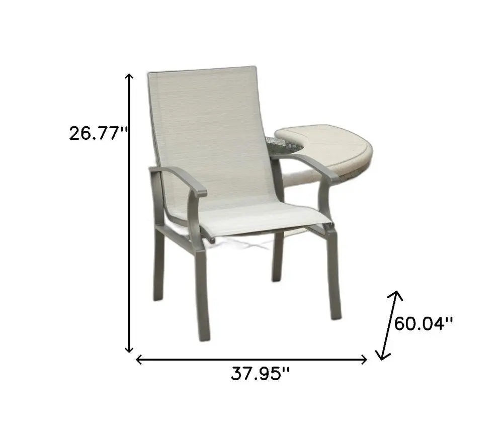 Seven Piece Black and Gray Rectangular Glass Dining Set with Six Chairs - NOBLE HOME INTERIORS