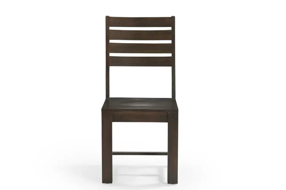 Seven Piece Brown Solid Wood Dining Set with Six Chairs - NOVA HOME FURNITURE