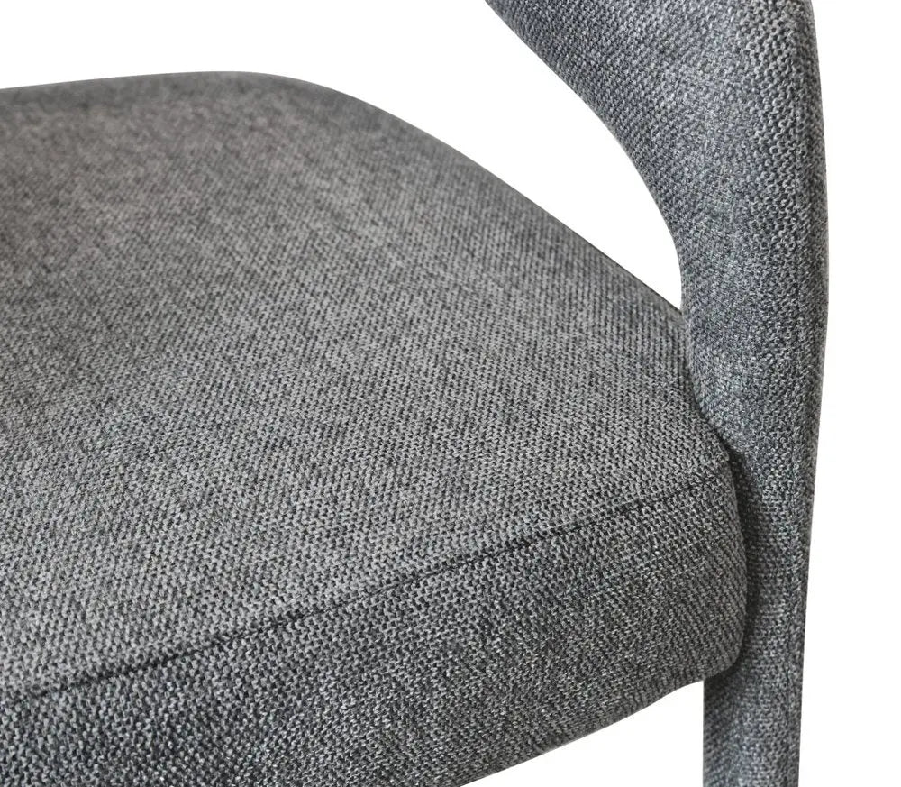 Seven Piece Dark Brown Round Solid Wood Dining Set with Six Chairs - NOVA HOME FURNITURE