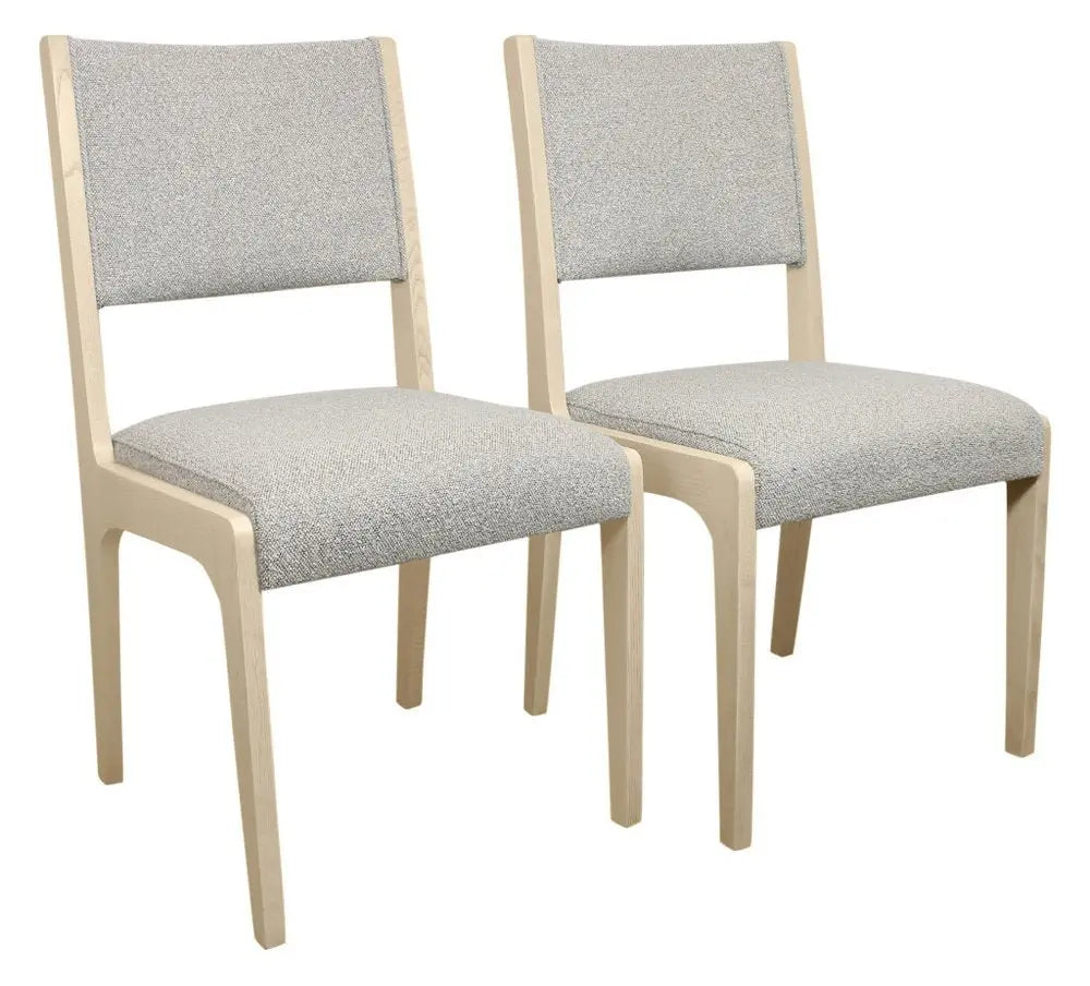 Seven Piece Dark Brown Round Solid Wood Dining Set with Six Chairs - NOVA HOME FURNITURE