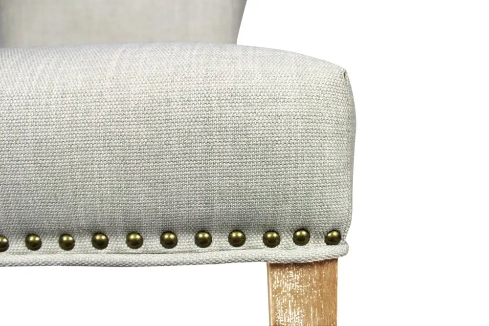 Seven Piece Dark Brown Round Solid Wood Dining Set with Six Chairs - NOVA HOME FURNITURE