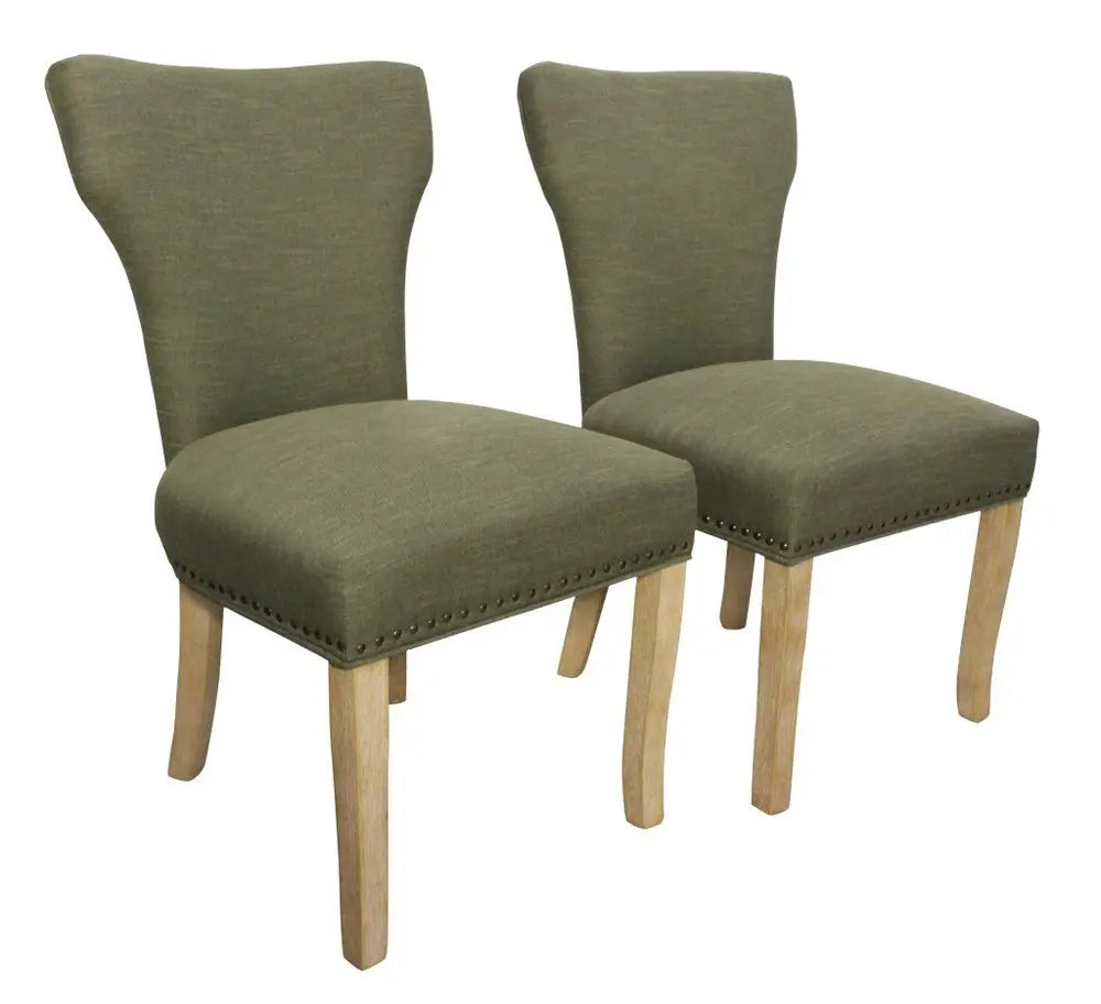 Seven Piece Dark Brown Round Solid Wood Dining Set with Six Chairs - NOVA HOME FURNITURE