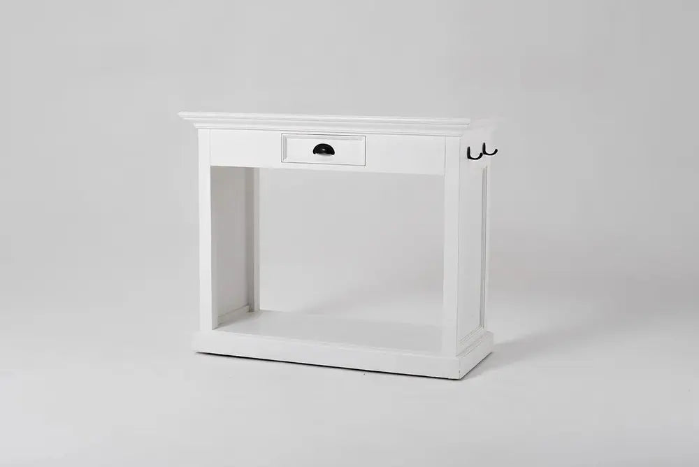 Three Piece White Solid Wood Dining Set with Two Chairs - NOVA HOME FURNITURE