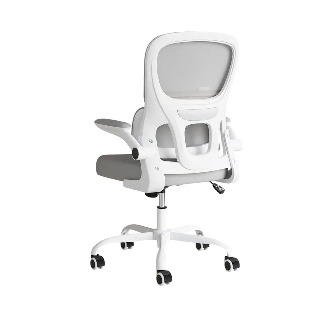 White Adjustable Height Swivel Rolling Gaming Chair - NOBLE HOME INTERIORS