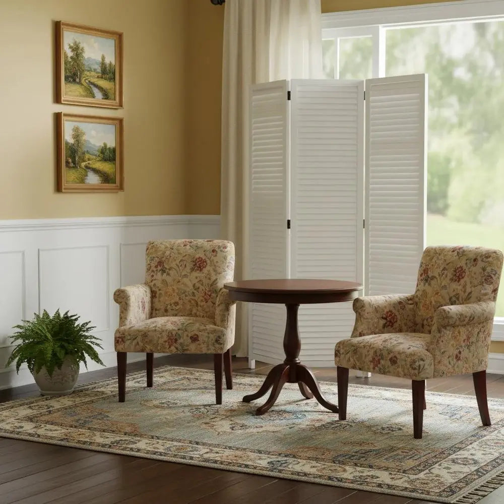 White Louvered Three Panel Room Divider Screen - NOBLE HOME INTERIORS