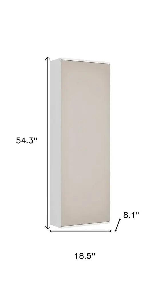 White Ten Pair Wall Mounted WoodShoe Rack - NOBLE HOME INTERIORS